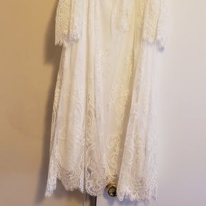 White lace dress size 2